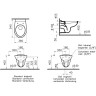 Подвесной унитаз VITRA NORMUS, цвет белый 6855B003-0101